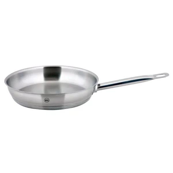 1829 Carl Schmidt Sohn PRO-X 9.5 in. Stainless Steel Skillet with Aluminum Encapsulated Base, Satin Finish