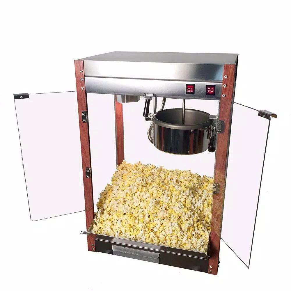 Paragon 1971 Pastime Pop 8 oz. Commercial Popcorn Machine with Faux Wood Corner Posts