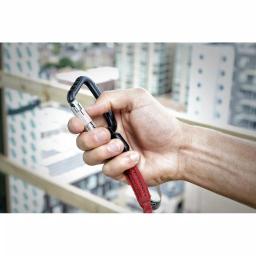 Milwaukee 10 lb. 72 in. Extended Reach Locking Tool Lanyard, Red thumbnail 4