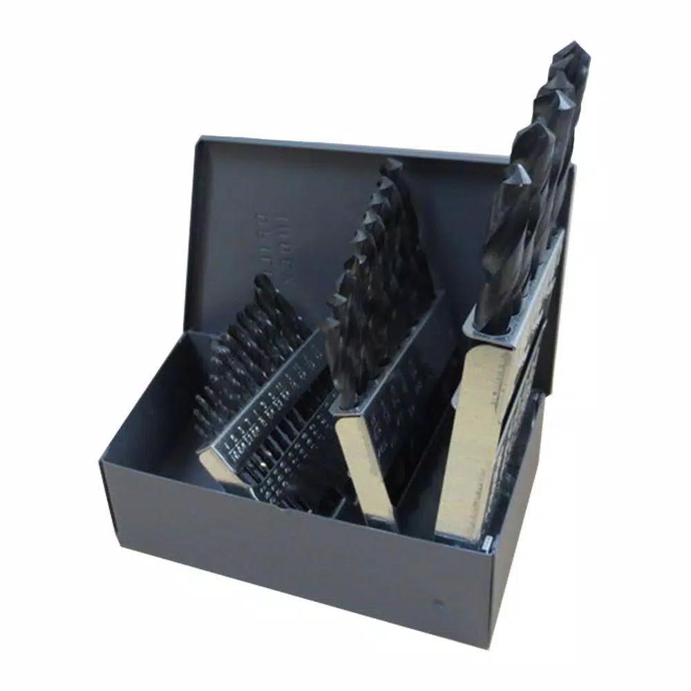 Gyros 26-Piece Premium HSS Black Oxide Twist Drill Bit Set