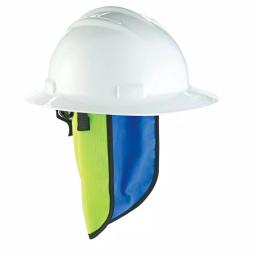 Ergodyne 6670CT Lime Evaporative Hard Hat Neck Shade with Cooling Towel thumbnail 2