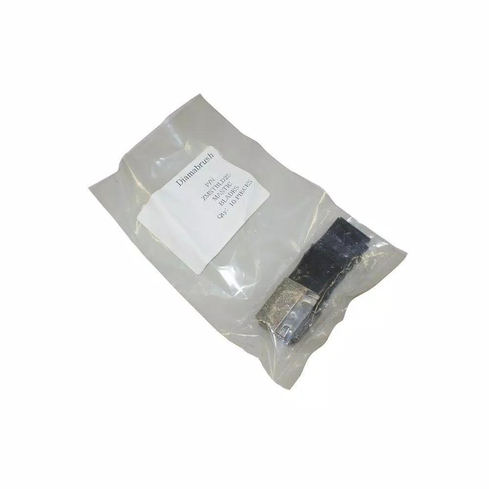 Diamabrush 25 Grit Coating Removal Mastic Replacement Blades Kit (10-Piece)