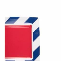 Sugar Plum Party SugarPlum Collection Square Disposable Paper Dinner Plates, 16-Piece Set thumbnail 2