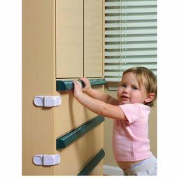 Dreambaby Angle Locks for Child Safety, 4-Pack White thumbnail 2