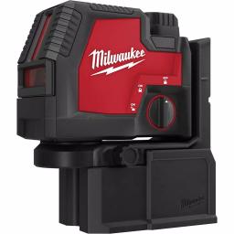 Milwaukee Green Cross Line and Plumb Points Rechargeable Laser Level, 100 ft. Range thumbnail 14