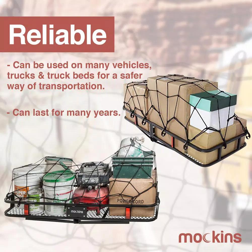 Mockins Heavy-Duty Bungee Cargo Net, 20 in. x 36 in. Stretches to 42 in. x 74 in.