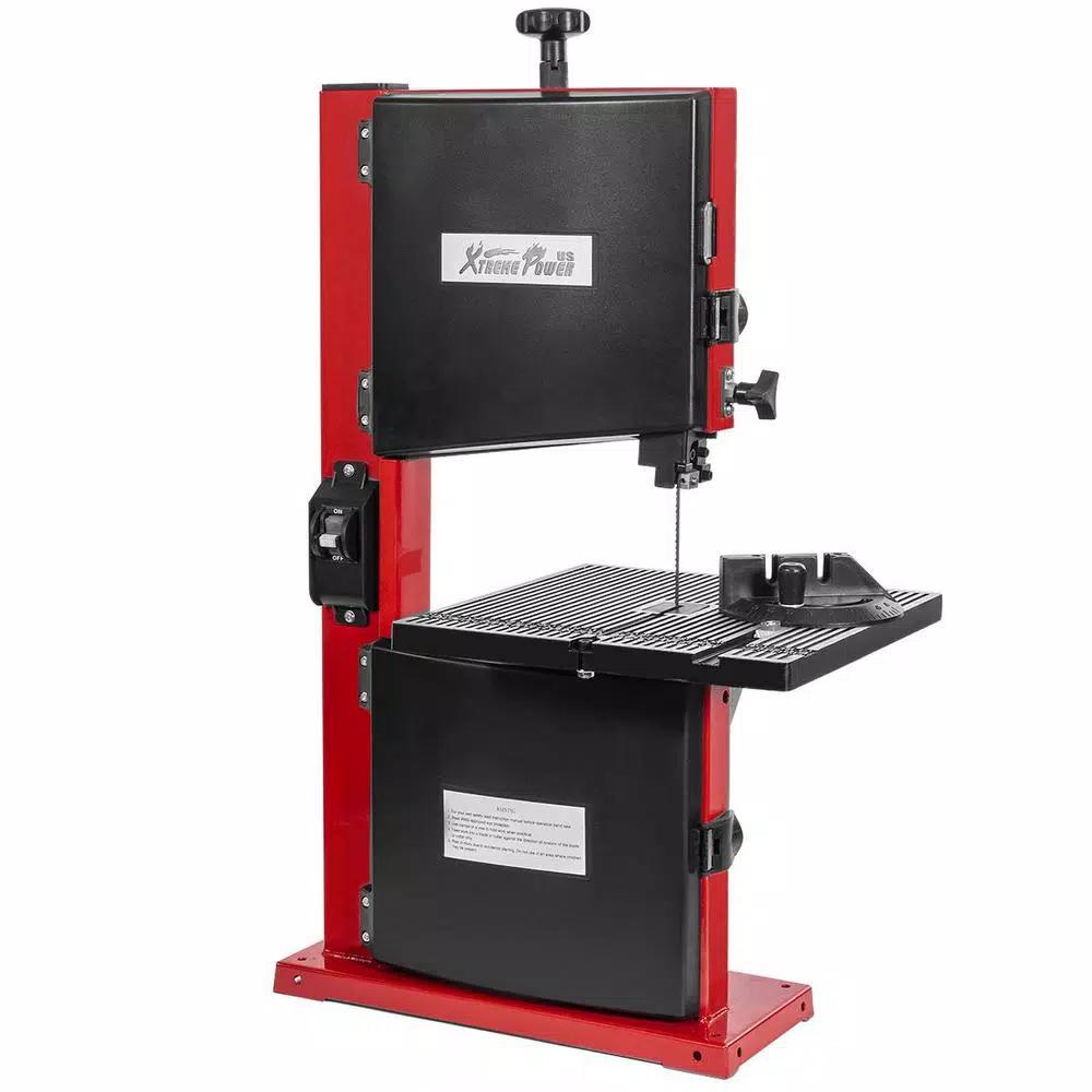 XtremepowerUS 9 in. Professional Stationary Wood Cutting Band Saw, 3 Amp, 2340 RPM with Dust Collection Port