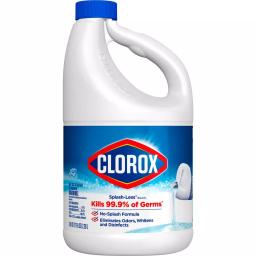 Clorox Splash-Less Concentrated Disinfecting Regular Liquid Bleach, 77 fl. oz. thumbnail 1