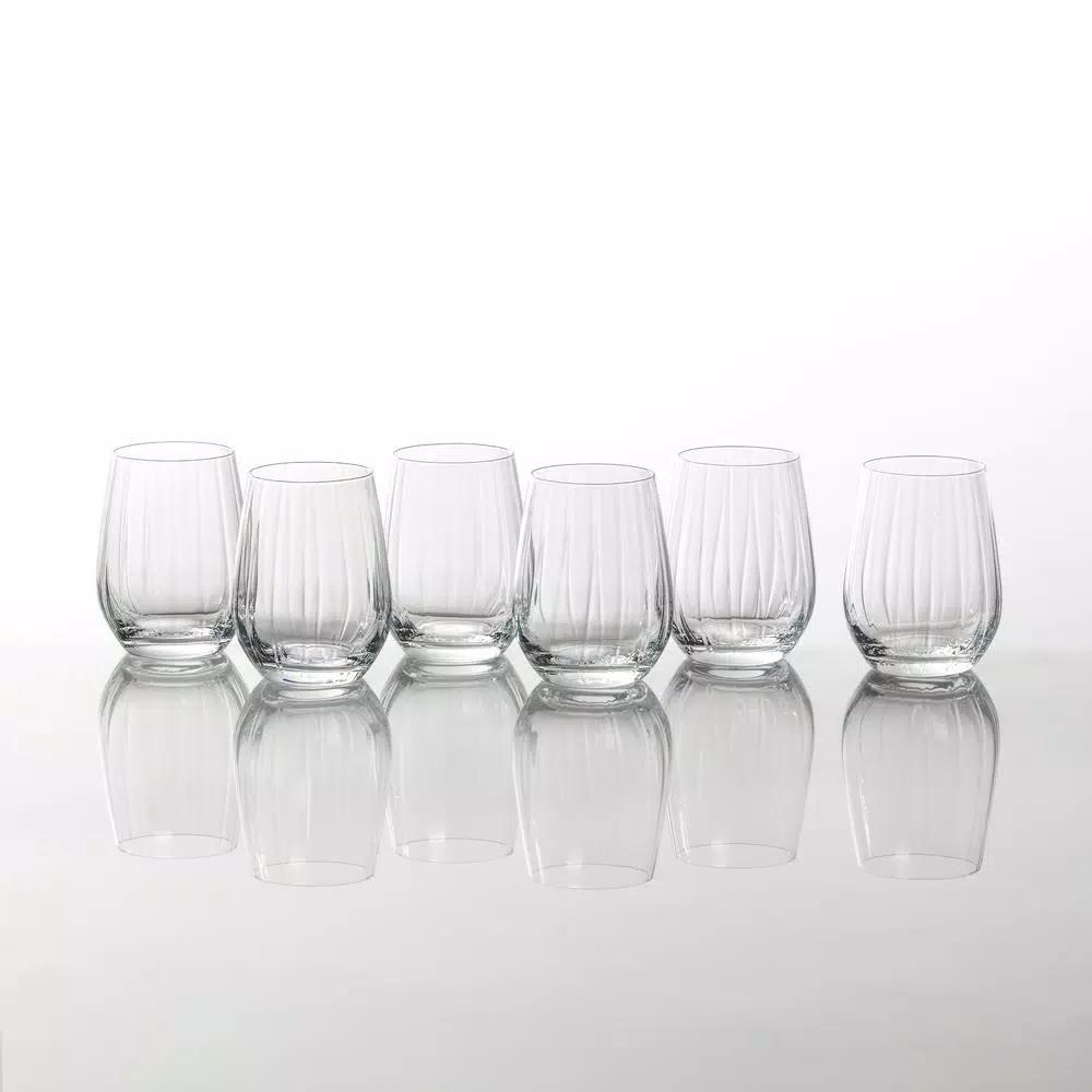 Schott Zwiesel Prizma Tritan Stemless Wine Glasses, 12.6 oz (Set of 6)