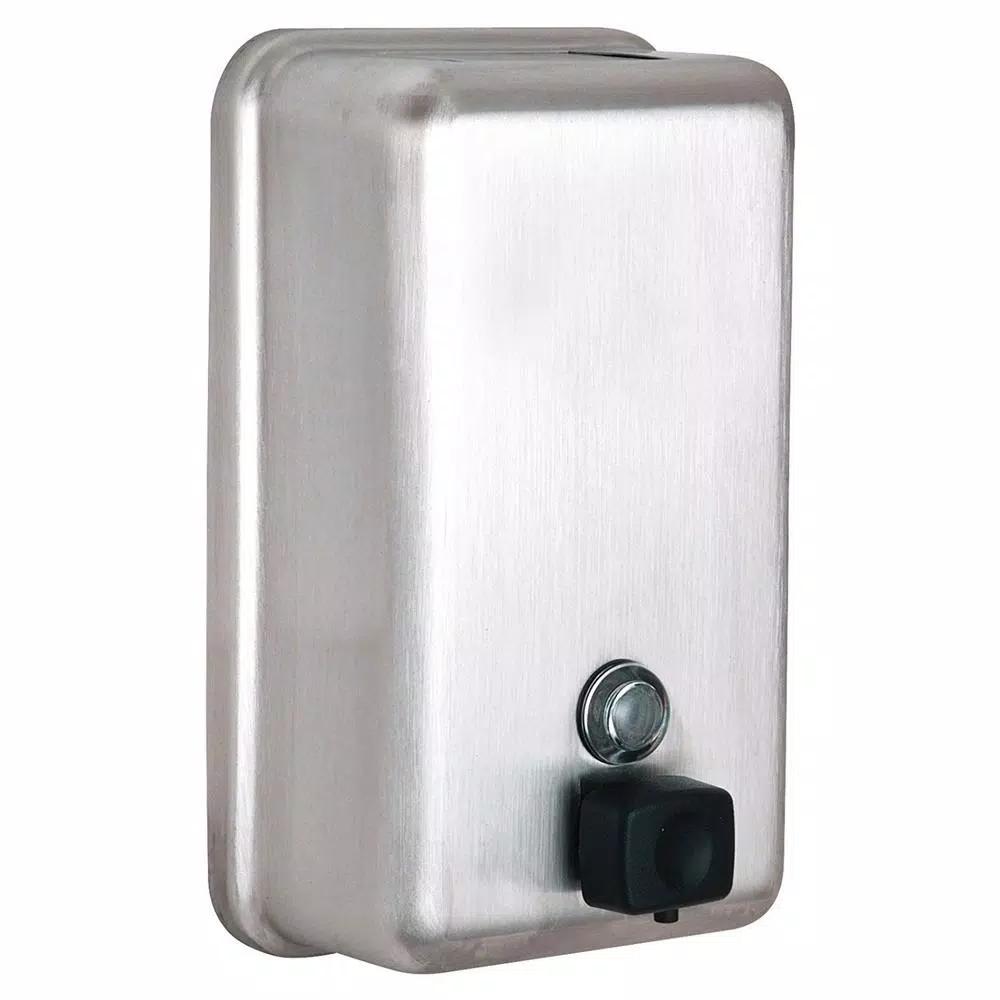 Alpine Industries Alpine 1200ml Stainless Steel Manual Liquid Soap Dispenser - Surface Mount