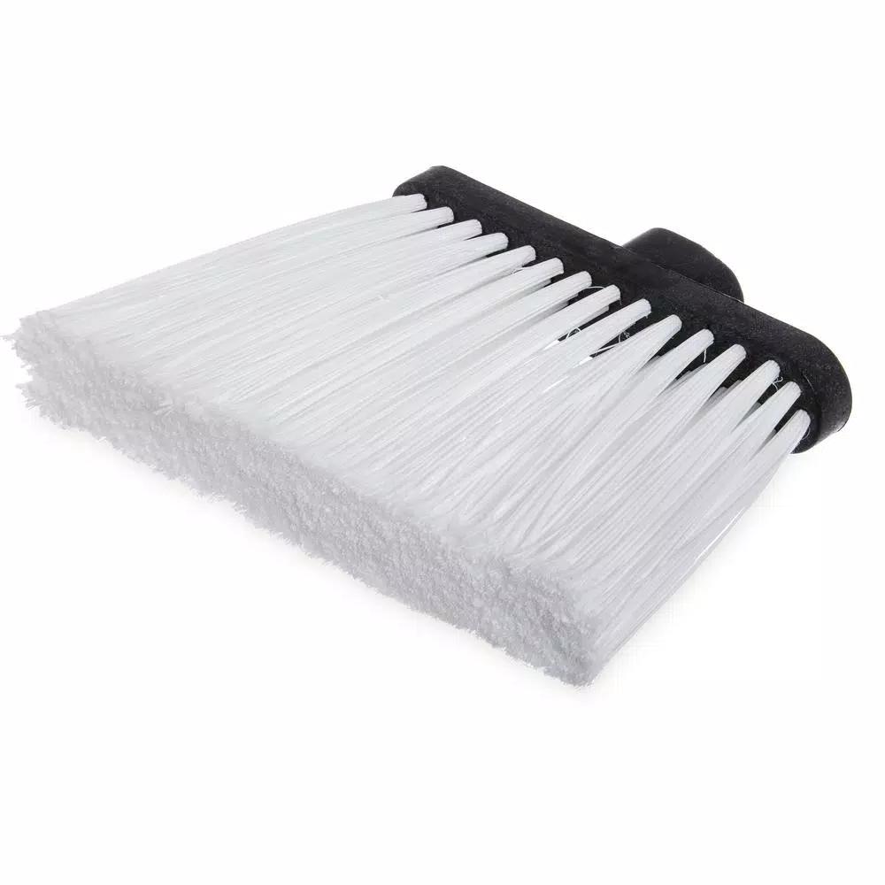Carlisle Duo-Sweep 12 in. White Polypropylene Flagged Angle Broom Head (12-Pack)