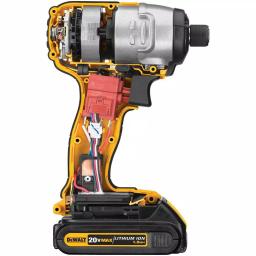 DEWALT 20V MAX Cordless 1/4 in. Impact Driver Kit with 3.0 Ah Lithium-Ion Battery thumbnail 7