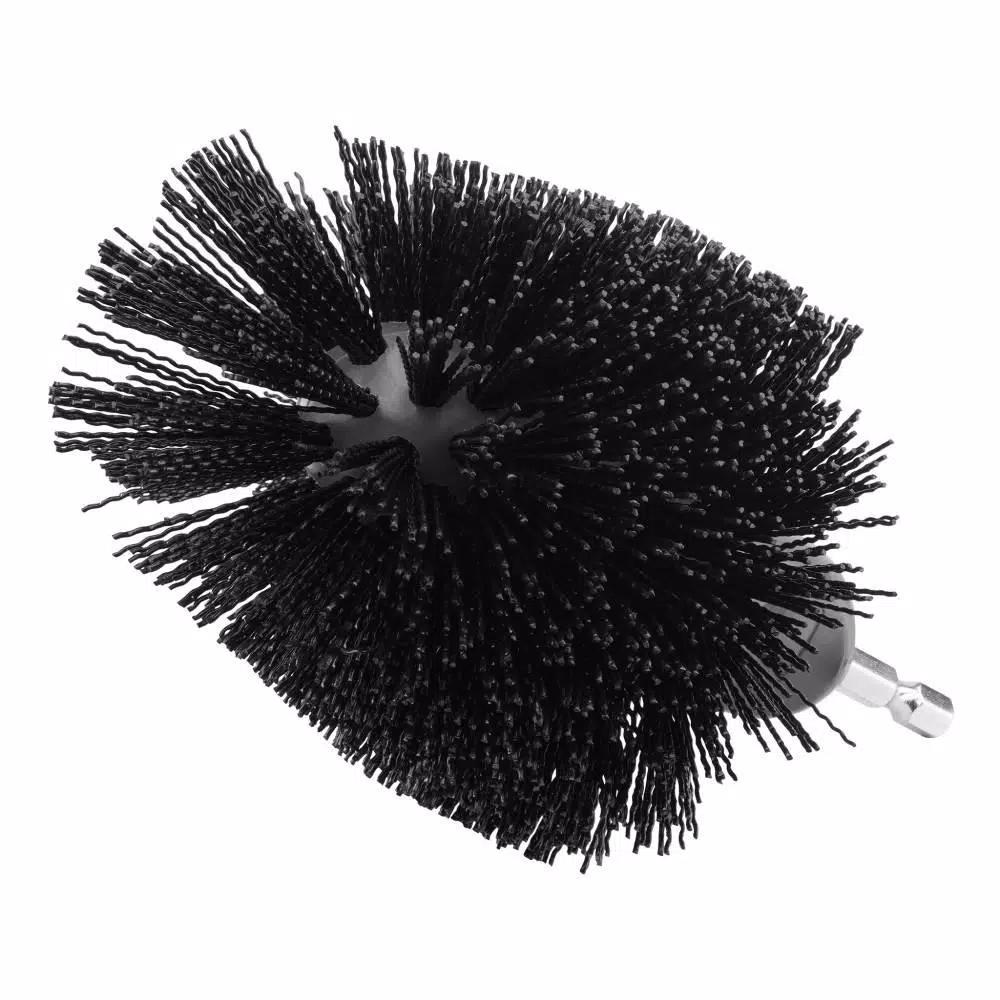 RYOBI Abrasive Bristle Brush Cleaning Kit with 6 in. Extension Bar, 2-Piece