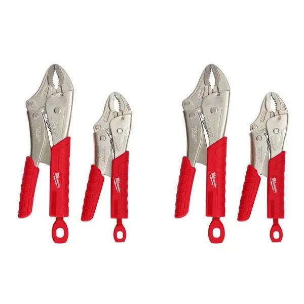 Milwaukee TORQUE LOCK Curved Jaw Locking Pliers Set, 4-Piece