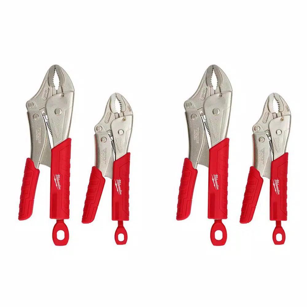 Milwaukee TORQUE LOCK Curved Jaw Locking Pliers Set, 4-Piece