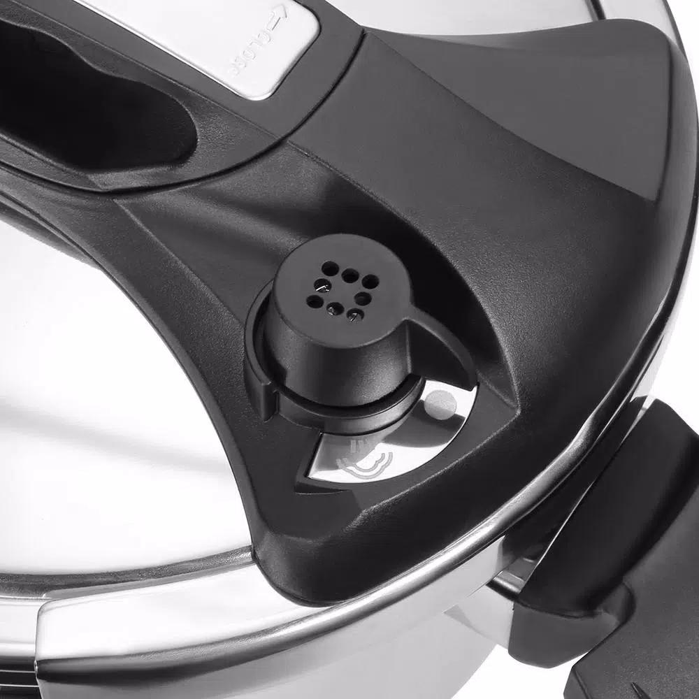 Barton 6 Qt. Stainless Steel Stove Top Pressure Cooker, Induction Compatible with Easy-Lock Lid