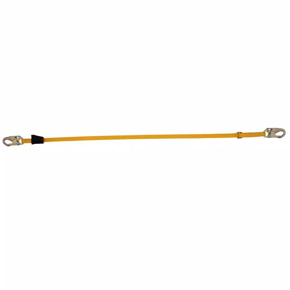 WERNER Upgear 6 ft. Adjustable Web Positioning Lanyard with Double Locking Snap Hooks