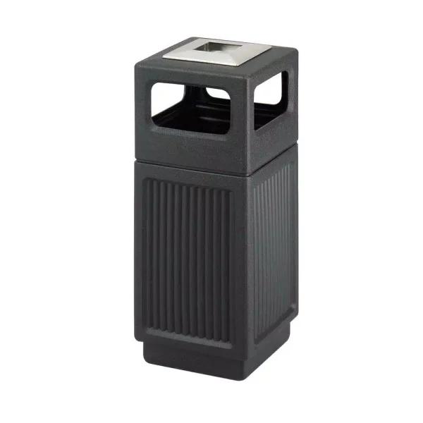 Safco Evos Series 15 Gal. Steel Waste Receptacle with Perforated Panels