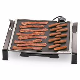 Presto Tilt and Fold 210 sq. in. Electric Griddle with Temperature Sensor, Black thumbnail 3