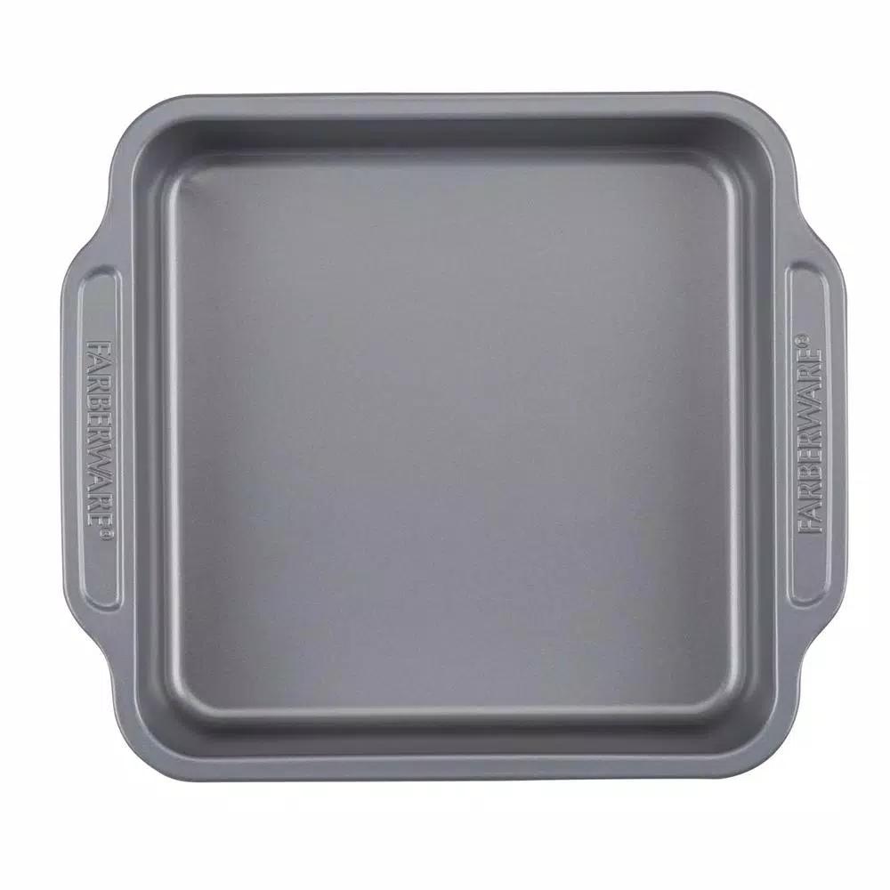 Farberware 8-Piece Nonstick Bakeware Set, Gray Steel