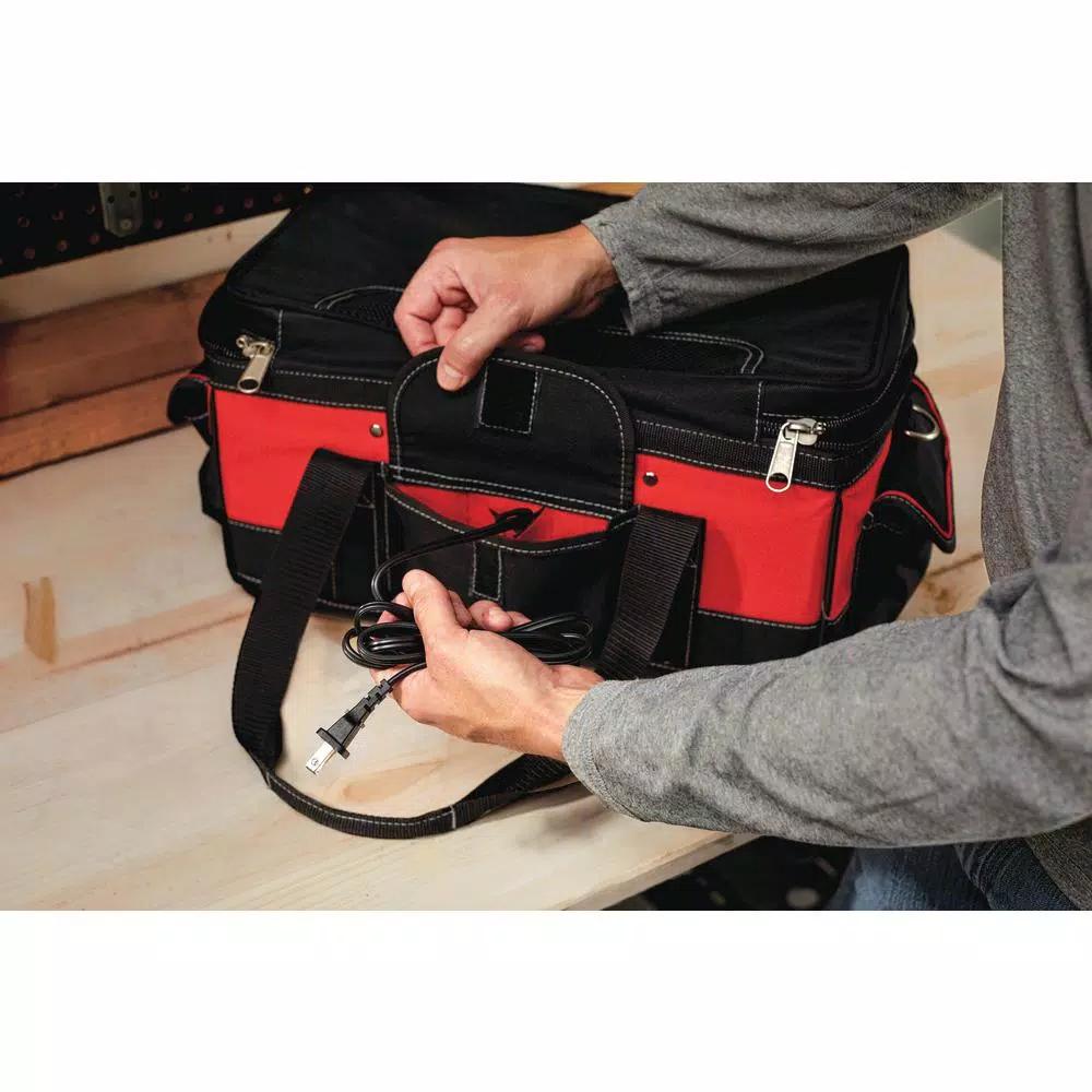Porter-Cable 20V MAX Dual-Port Charger Storage Bag with 2 1.3Ah Batteries