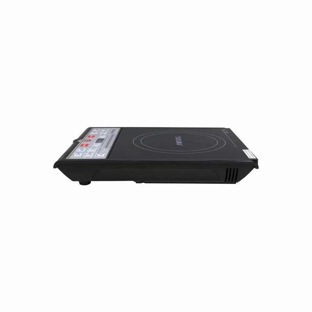 Tayama 1500W Single Burner 8 in. Black Induction Hot Plate with Shabu Cooking Pot