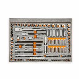 GEARWRENCH 94-Piece Metric and SAE Mechanics Hand Tool Set with EVA Socket Tray thumbnail 5