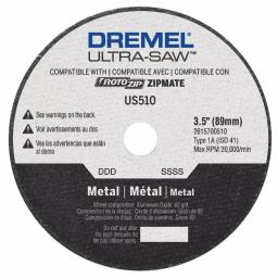 Dremel Ultra-Saw 3.5 in. Metal Cutting Wheel for Ferrous and Nonferrous Metals thumbnail 1