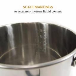 Gas One 40 Qt. Stainless Steel Brew Kettle Complete Kit with Lid and Accessories thumbnail 3