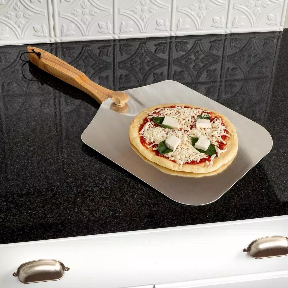 Honey-Can-Do 12 in. x 14 in. Aluminum Foldable Pizza Peel