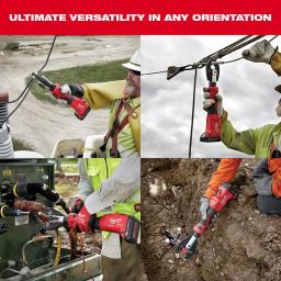 Milwaukee M18 FORCE LOGIC 6-Ton Cordless Utility Crimping Kit with O-D3 Jaw thumbnail 8