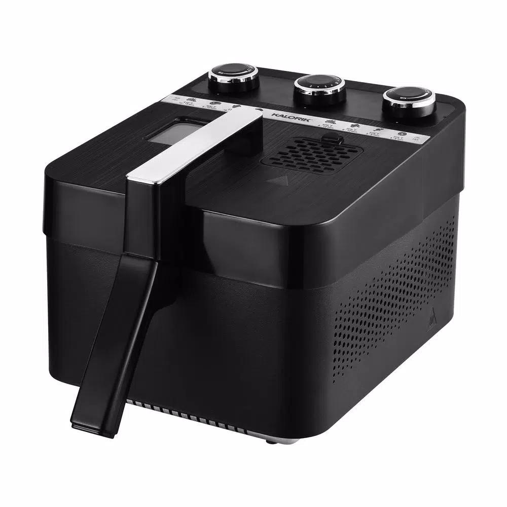 KALORIK 2-in-1 Air Fryer and Deep Fryer, 3.5 Qt., Black