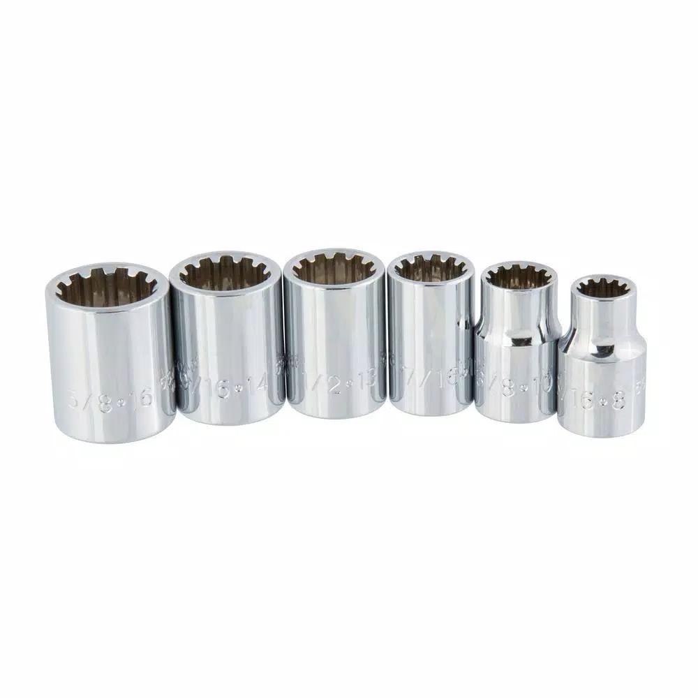 STEELMAN PRO STEELMAN 20-Piece 3/8 in. Double Drive Extendable Ratchet and Universal Socket Set