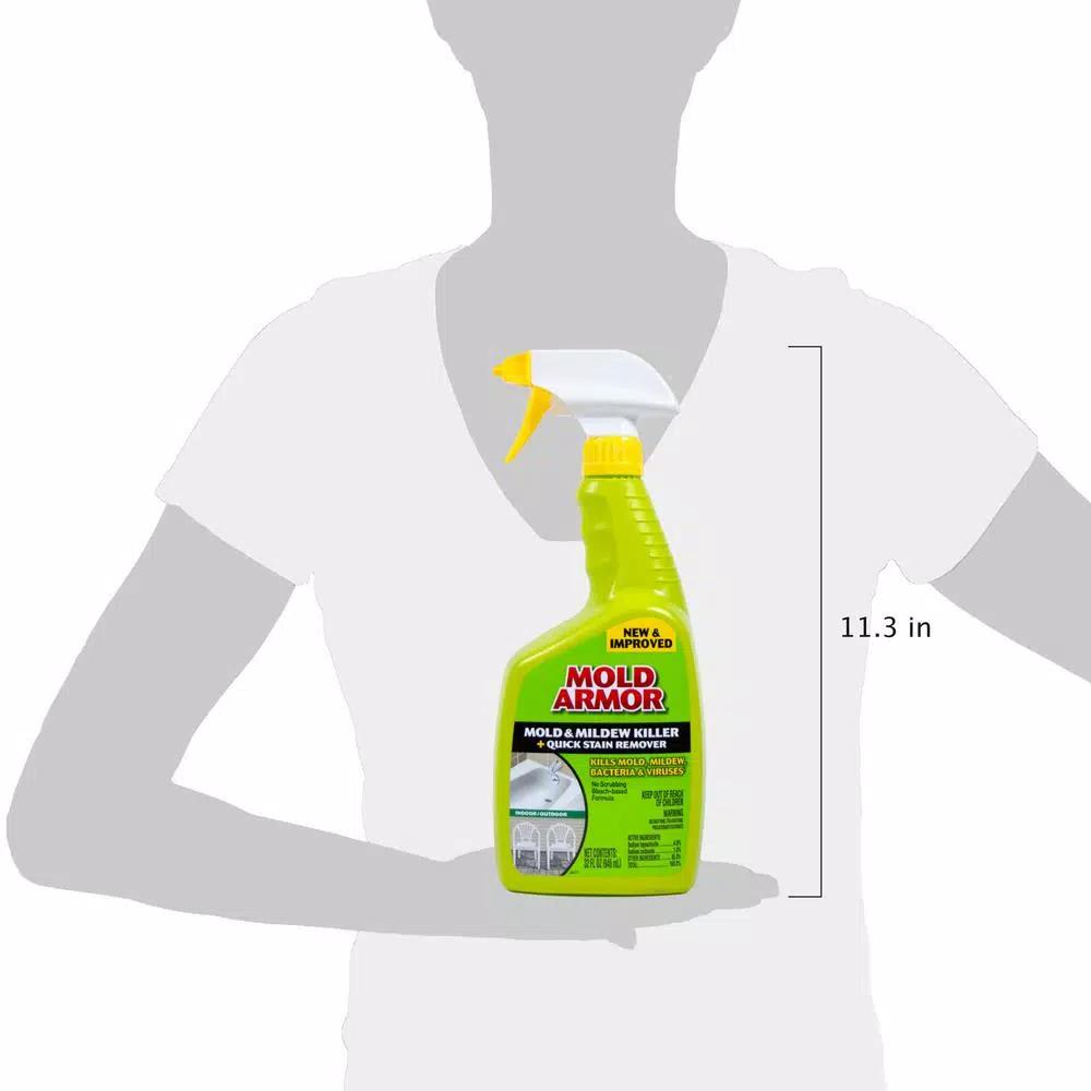 Mold Armor Home Armor Instant Mold and Mildew Stain Remover, 32 oz (3-Pack)