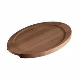 Tramontina 6-Piece 10 in. Cast Iron Fajita Pan Set with Wood Trivets and Handle Mitts thumbnail 5