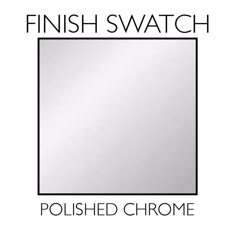 Design House Coventry Polished Chrome Single Cylinder Deadbolt Entry Handleset with Cambridge Interior Knob
