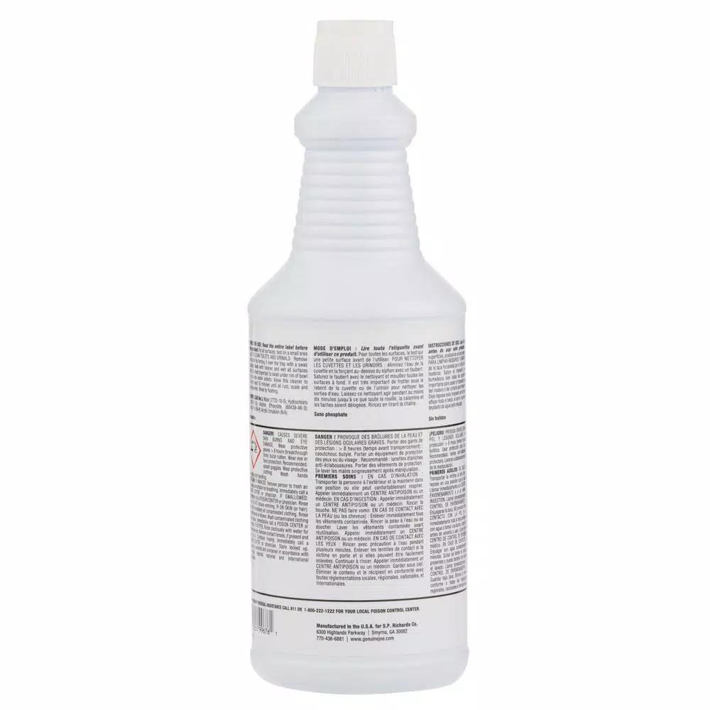 Genuine Joe Acid Bowl Cleaner - Professional Strength Toilet and Urinal Cleaner, 32 oz