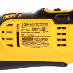 DEWALT 20V MAX Cordless 3/8 in. Right Angle Drill/Driver with 4.0Ah Battery thumbnail 7