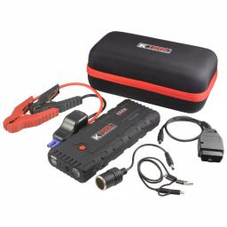K Tool International 18,000 mAh Portable Jump Starter and Power Supply Kit with 1000 Peak Amp thumbnail 2