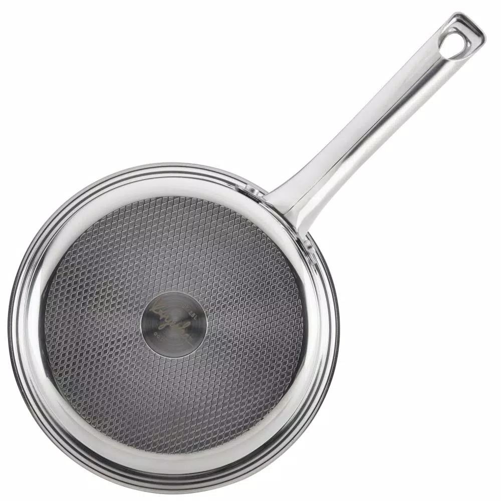 Ayesha Curry Ayesha Home Collection 3-Quart Stainless Steel Saucepan with Glass Lid
