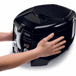 DeLonghi De'Longhi Roto Fry Cool Touch Low Oil Deep Fryer, 1.2L Capacity, Black thumbnail 2