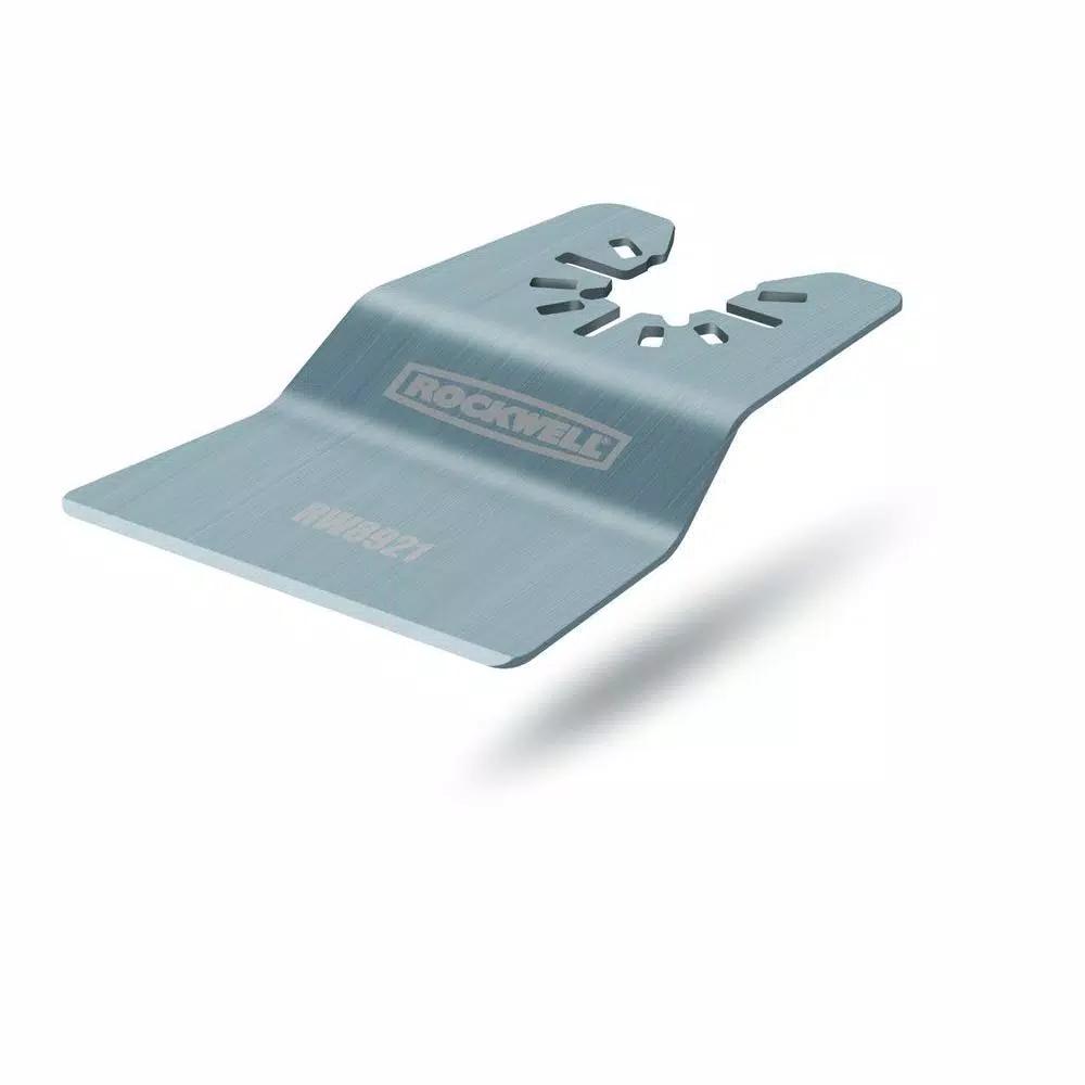 Rockwell Sonicrafter Rigid Scraper Blade, Stainless Steel Oscillating Tool Accessory for Universal Fit Systems