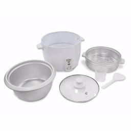 Elite Gourmet 16-Cup Rice Cooker with Steam Tray, White thumbnail 6