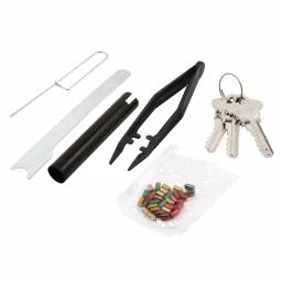 Prime-Line Re-Key A Lock Kit for Schlage Type C, 5-Pin Tumbler Set with 3 Pre-cut Keys thumbnail 1