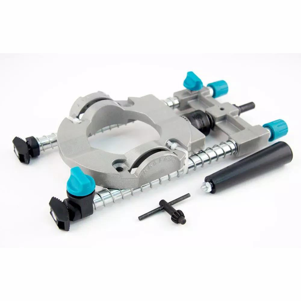 Wolfcraft Wolf Craft Multi-Angle Drill Guide with 3/8 in. Chuck and Cast Aluminum Base