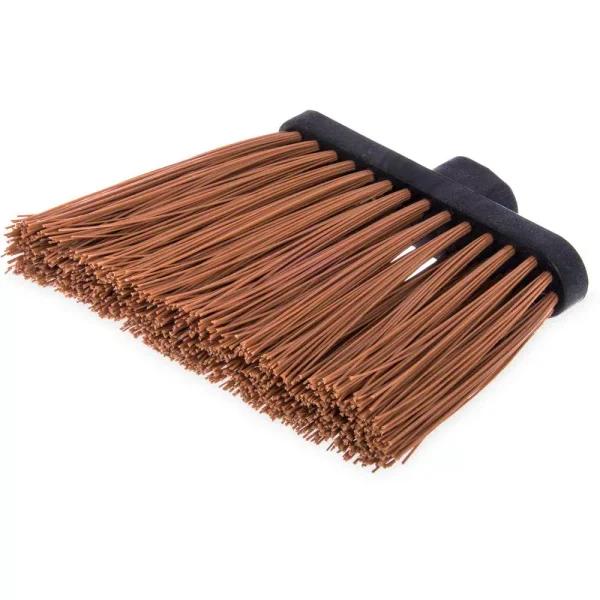 Carlisle Duo-Sweep 8 in. Heavy-Duty Polypropylene Angle Broom Head with 12 in. Flare (12-Pack)