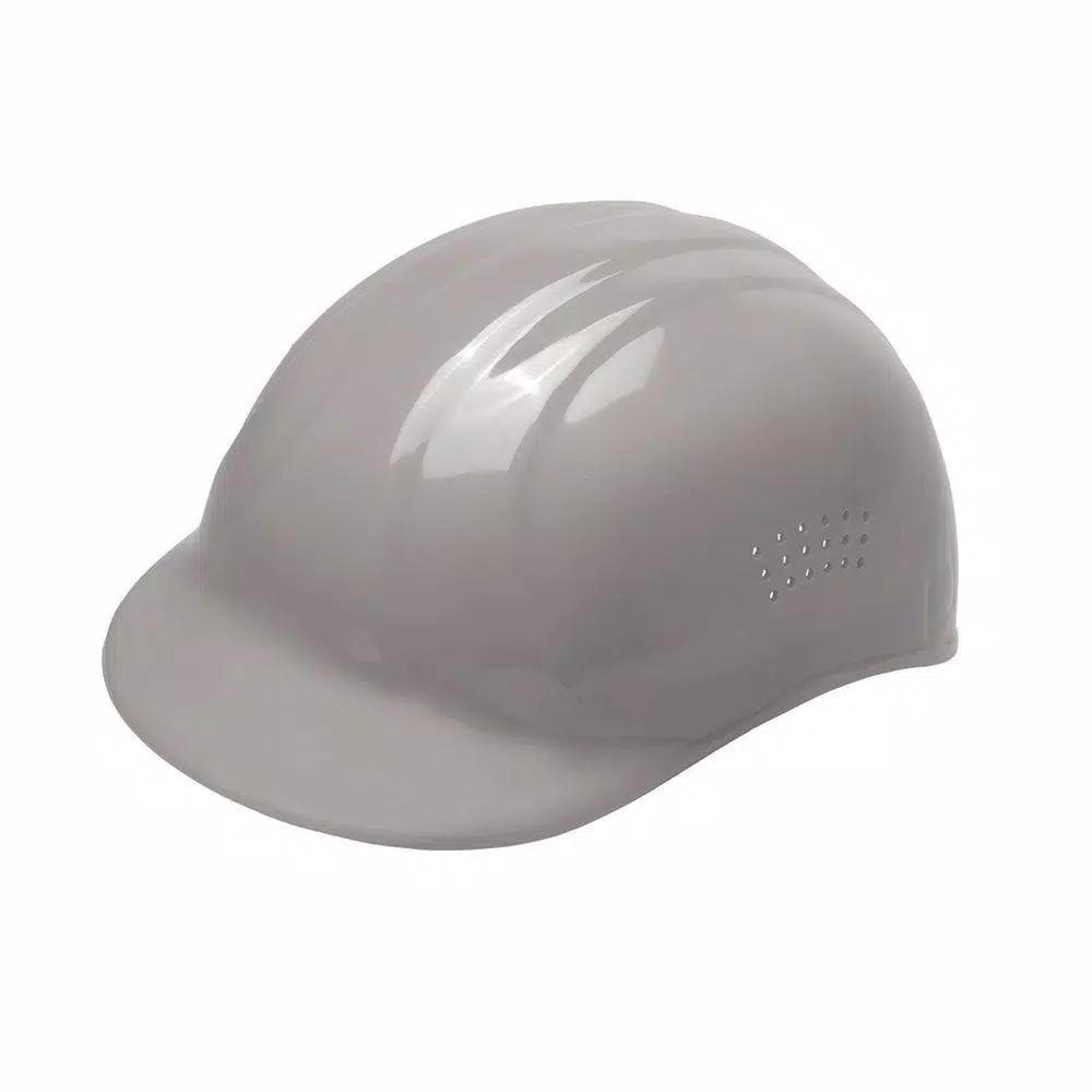 ERB Gray 4-Point Pin-Lock Suspension Plastic Bump Cap, Vented