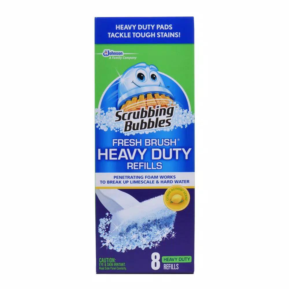 Scrubbing Bubbles Fresh Brush Heavy Duty Refills, 8-Pack