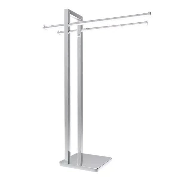Lavish Home Freestanding Stainless Steel Towel Rack Valet, Chrome Finish