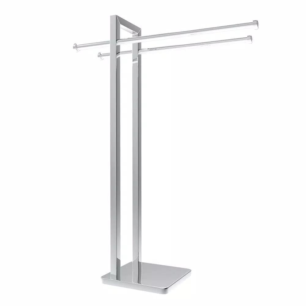Lavish Home Freestanding Stainless Steel Towel Rack Valet, Chrome Finish